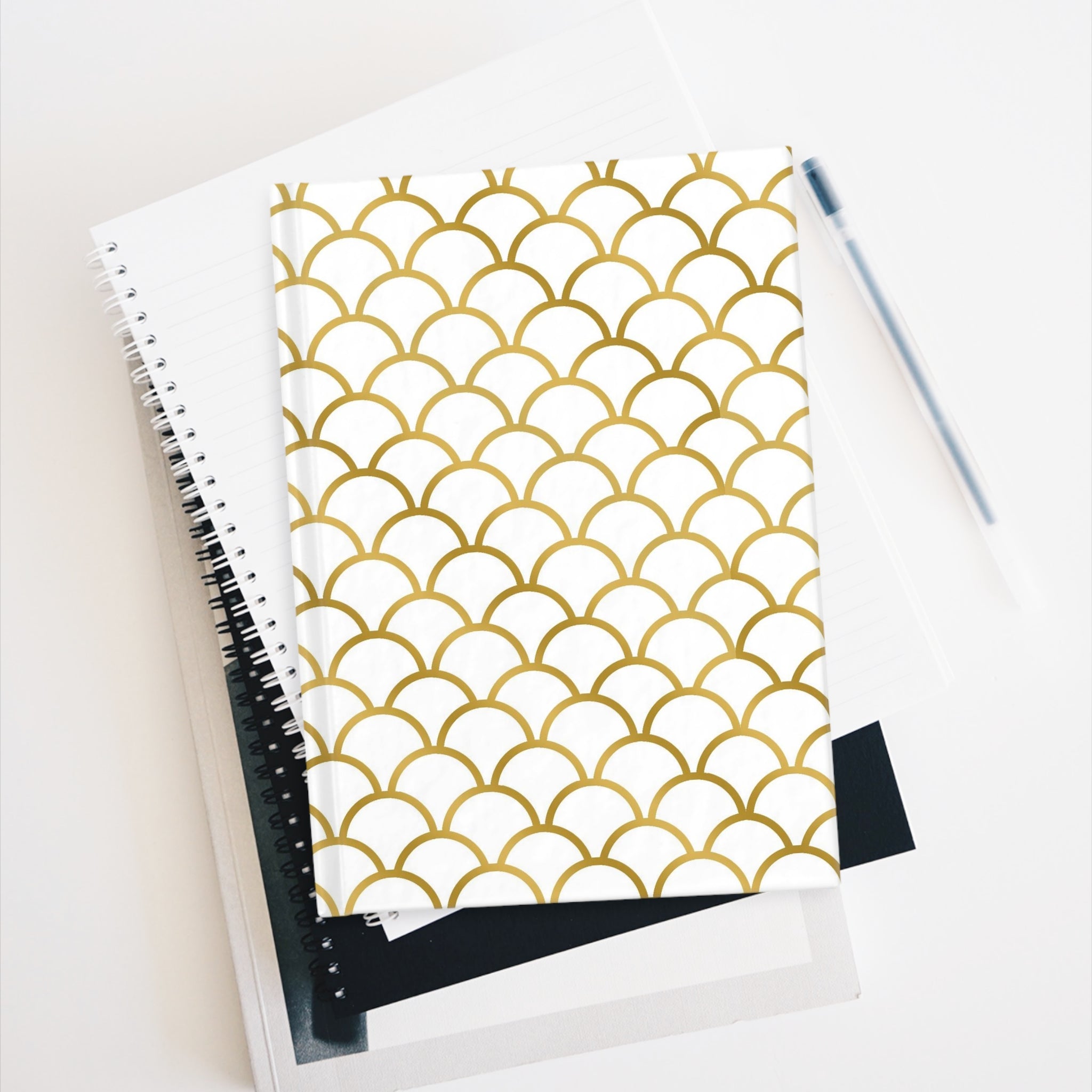 Gold Journal - Ruled Line - Creations by Chris and Carlos
